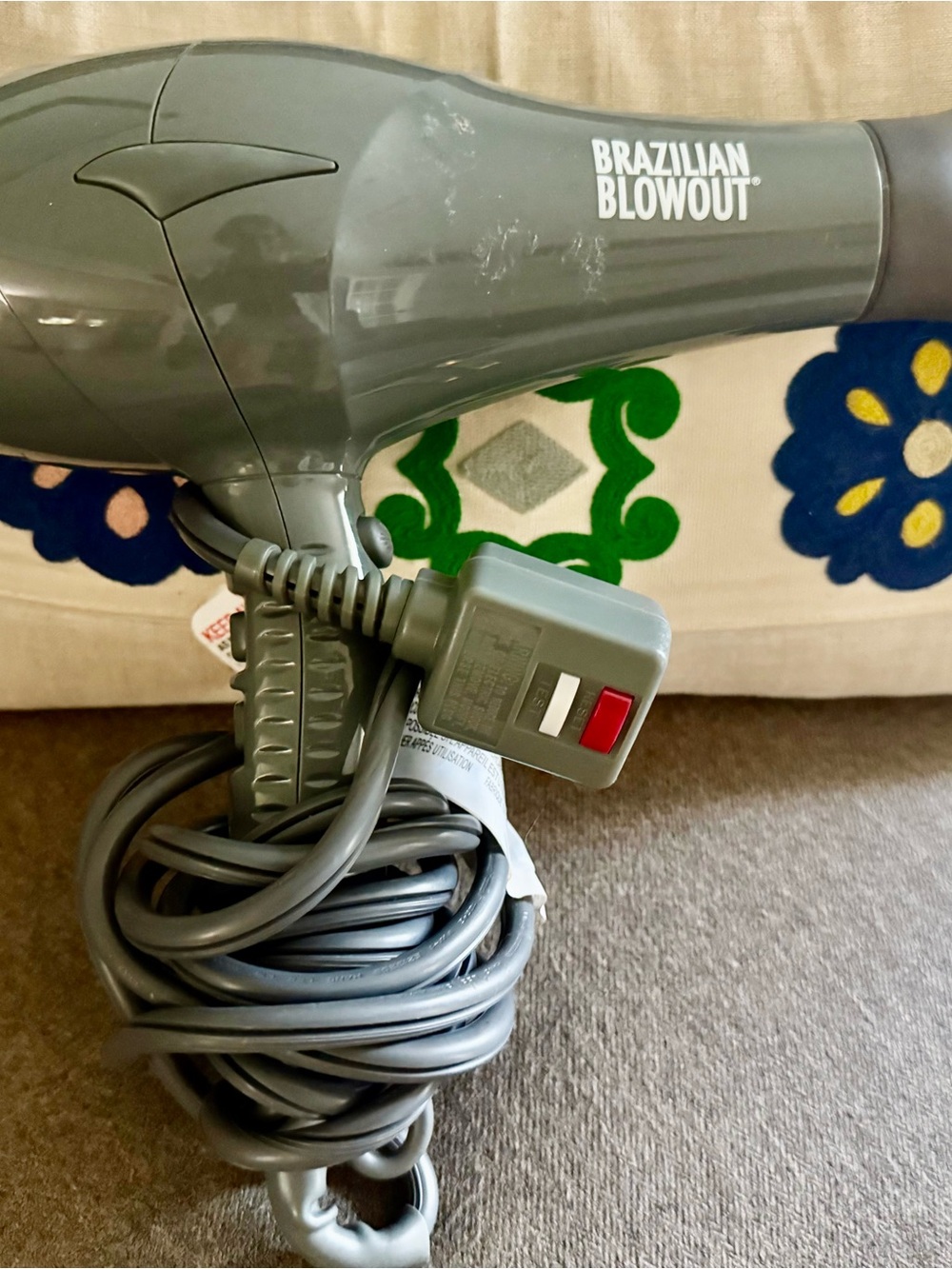 Brazilian Blowout ionic Hair Dryer - Gray